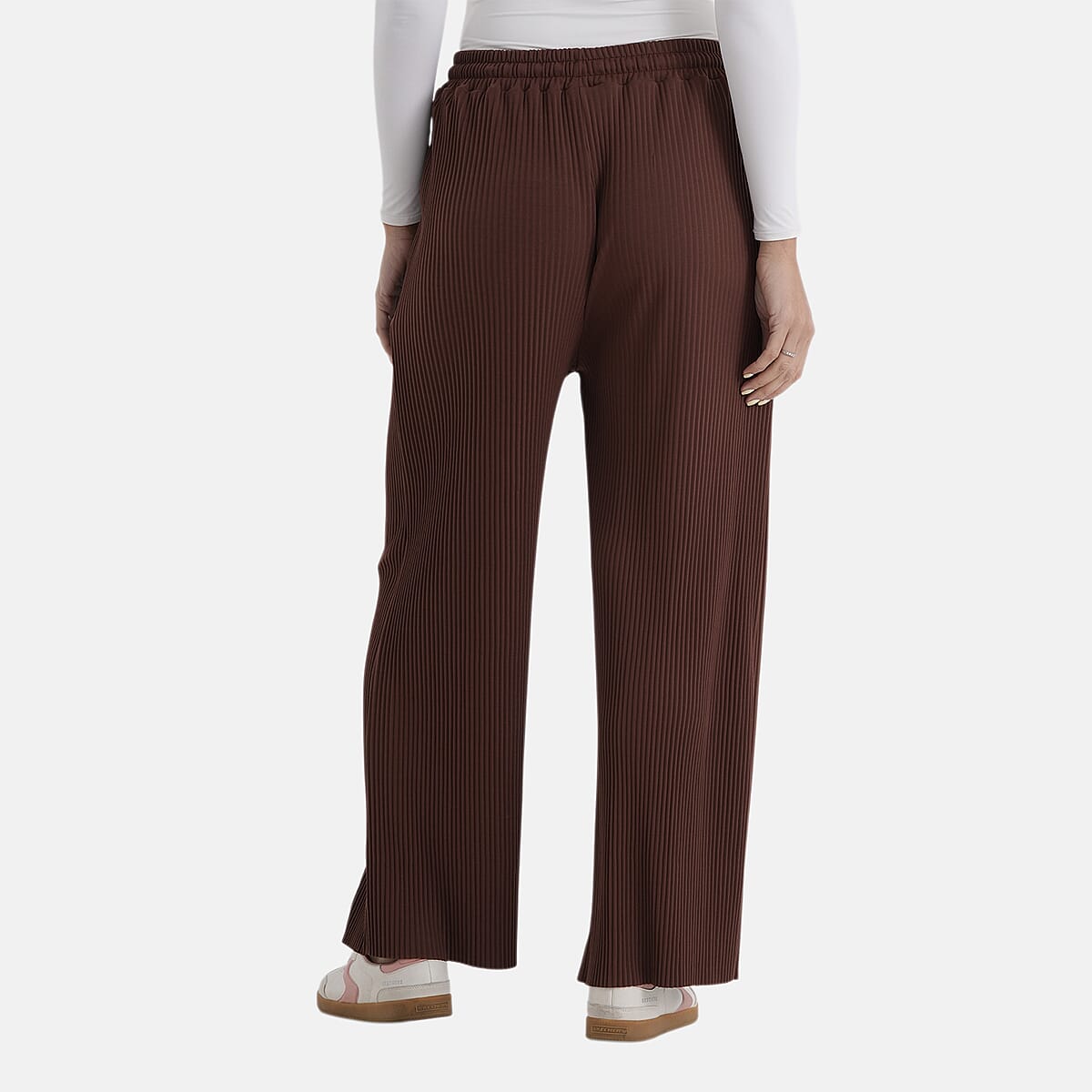  La Marey Brown Knit Pants - One Size Fits Most image number 2