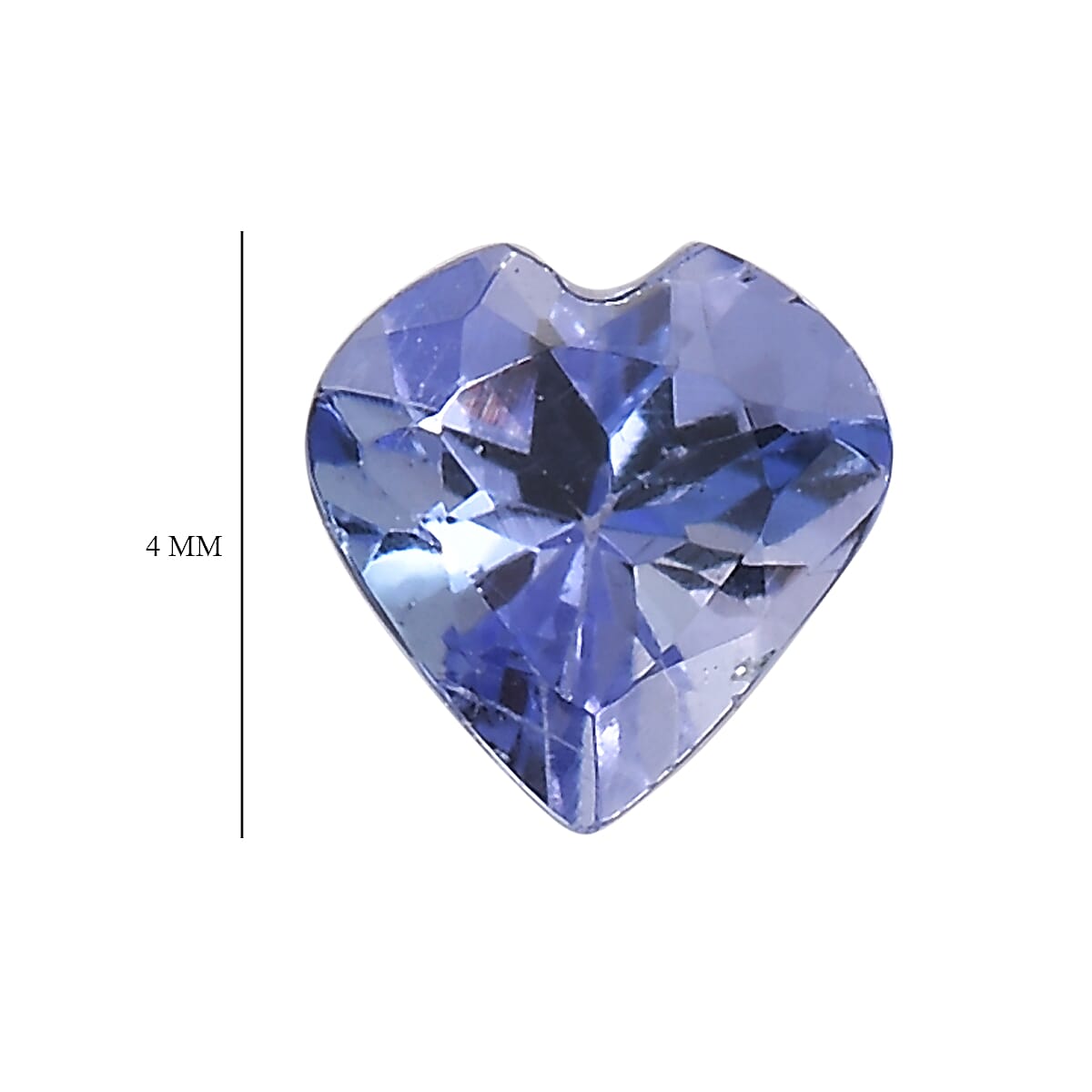 0.52 ctw Heart Cut Tanzanite Loose Gemstones (Set Of 2) (4 mm) image number 4