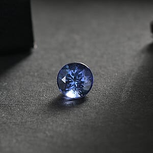 0.44 ctw Round Cut Tanzanite Loose Gemstone &ndash; AA Grade (5 mm)