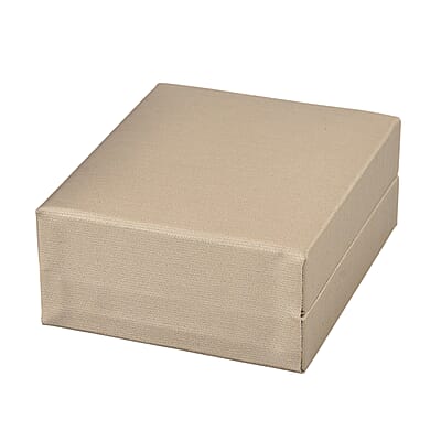 Grey Faux Leather and Black Velvet LED Light Packaging Box
