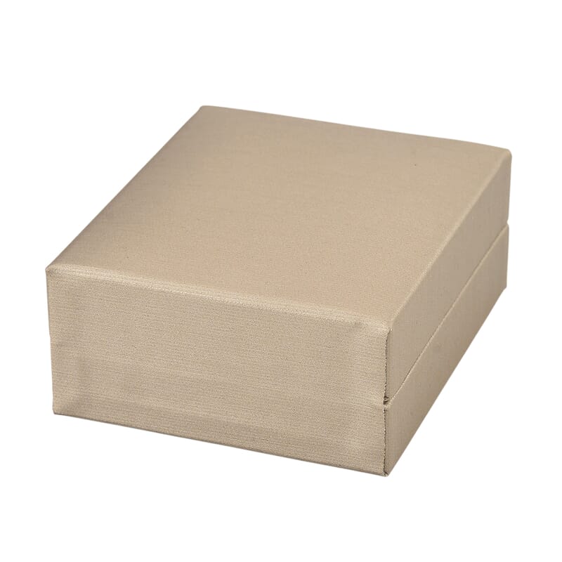 Grey Faux Leather and Black Velvet LED Light Packaging Box