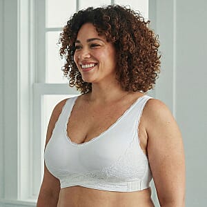 CaraMia Set of 3 White Bras- L