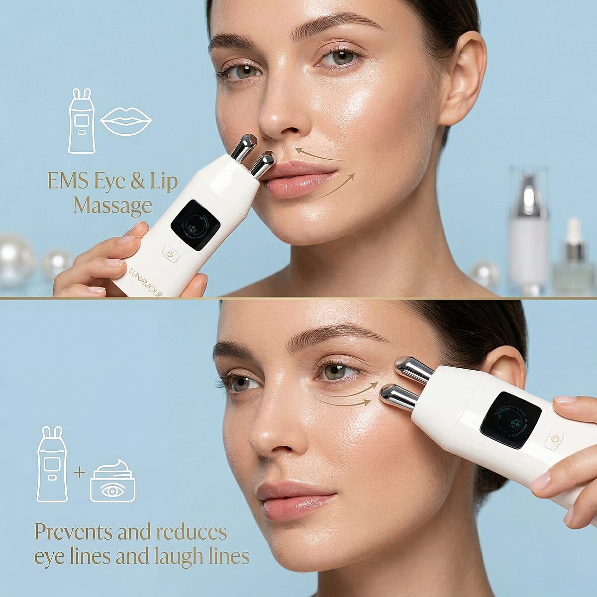 Refurbished 3-in-1 ElectraLume System Anti-Aging Microcurrent + Light Therapy Device image number 3