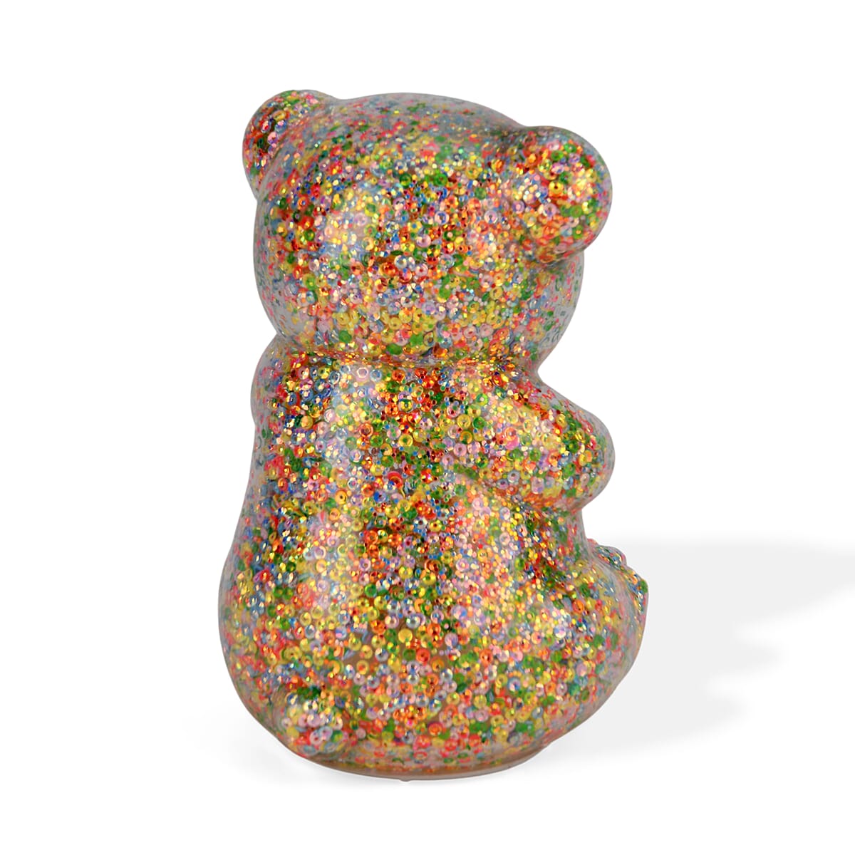 Livmore Multi Color Bear with Decoration (4.33"x4.13"x6.69") image number 3