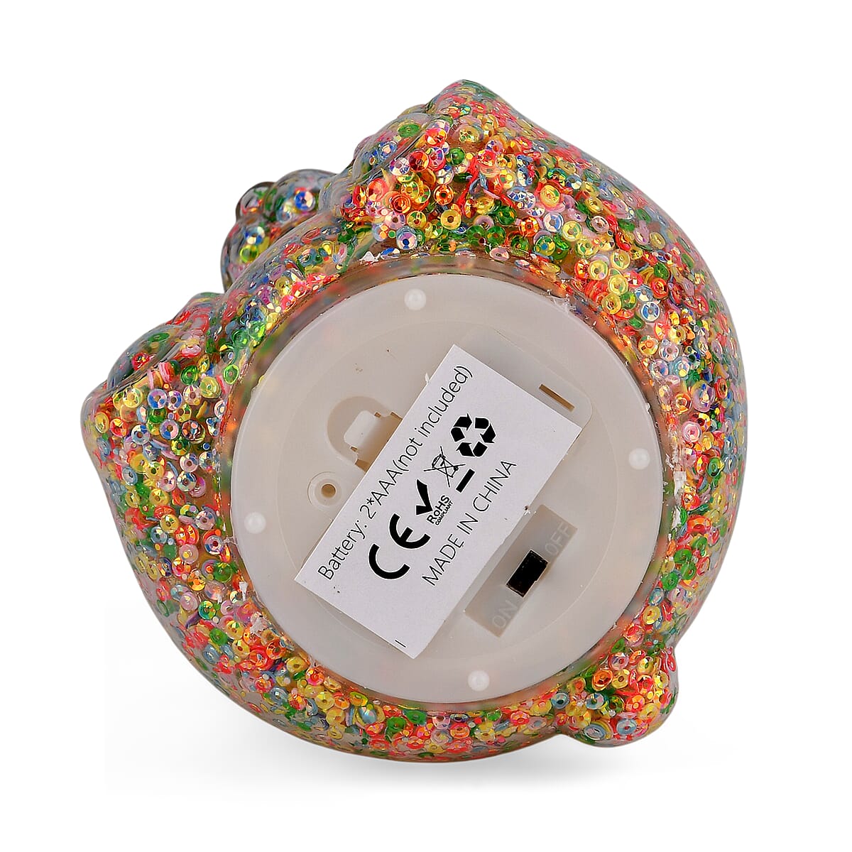 Livmore Multi Color Bear with Decoration (4.33"x4.13"x6.69") image number 4