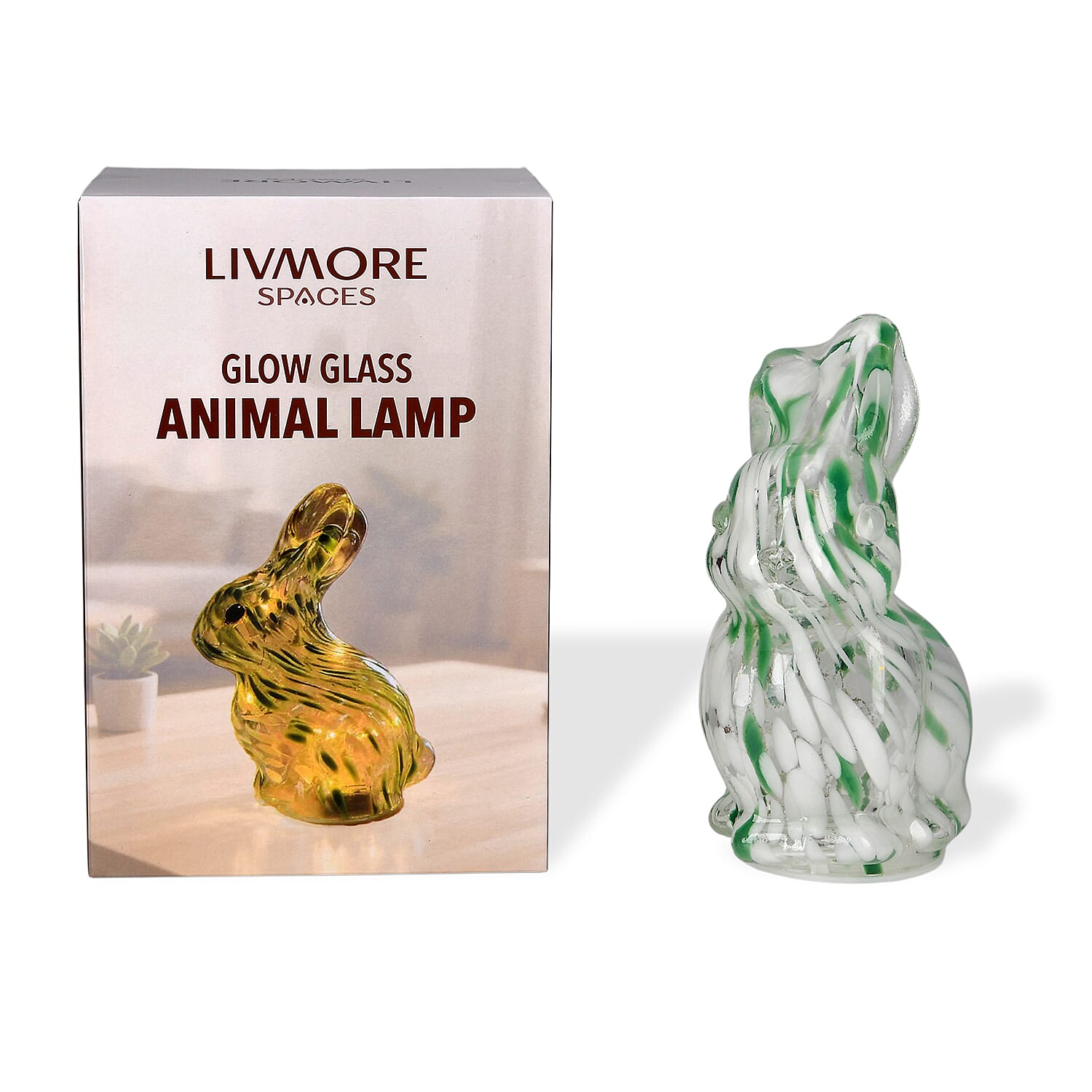 Livmore Green Rabbit with Decoration