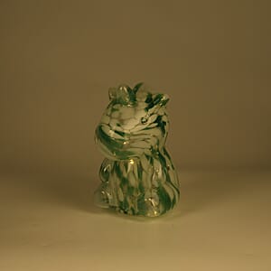 Livmore Green Forest Sprite Lamp with Decoration