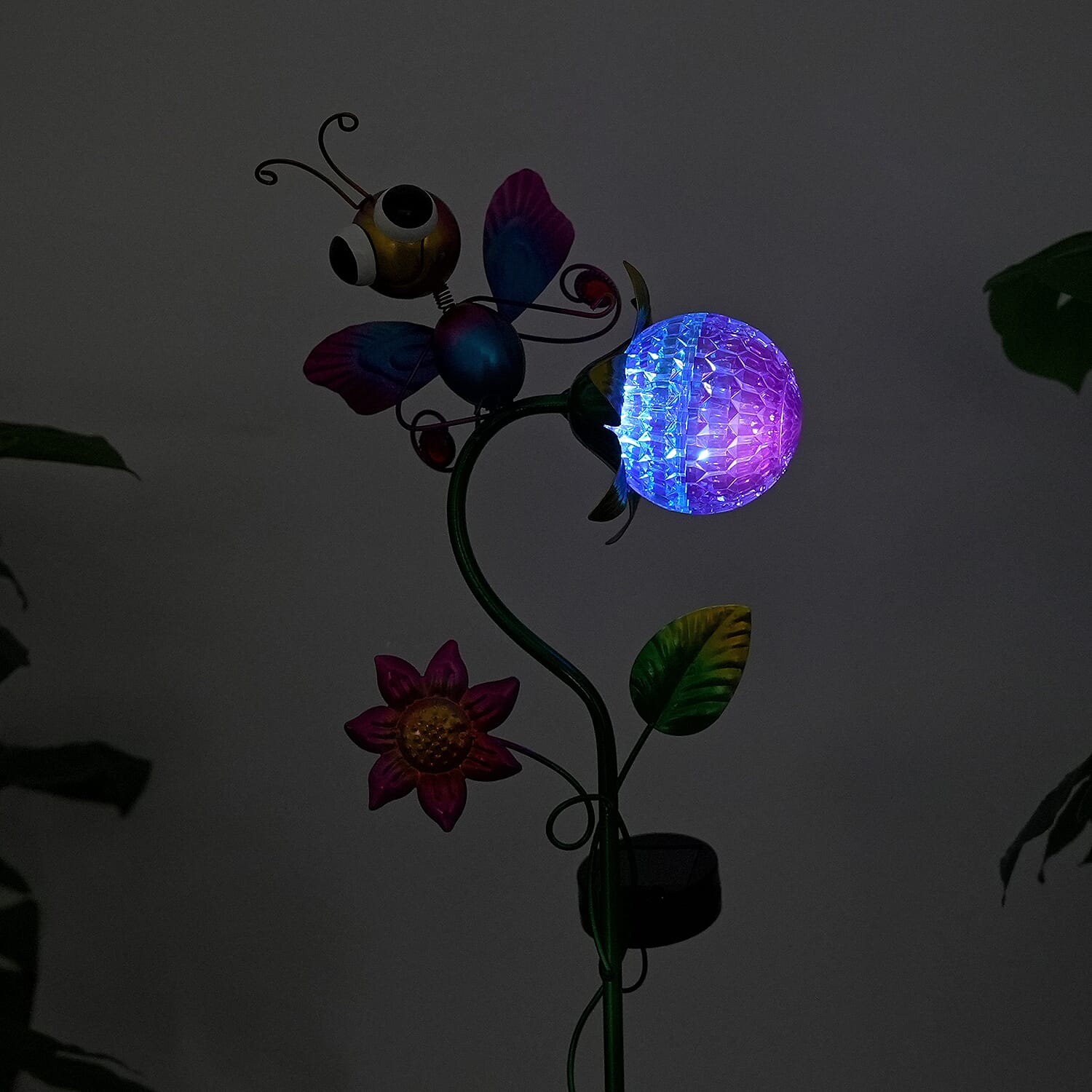 Livmore Animal Stake Solar Light in Purple