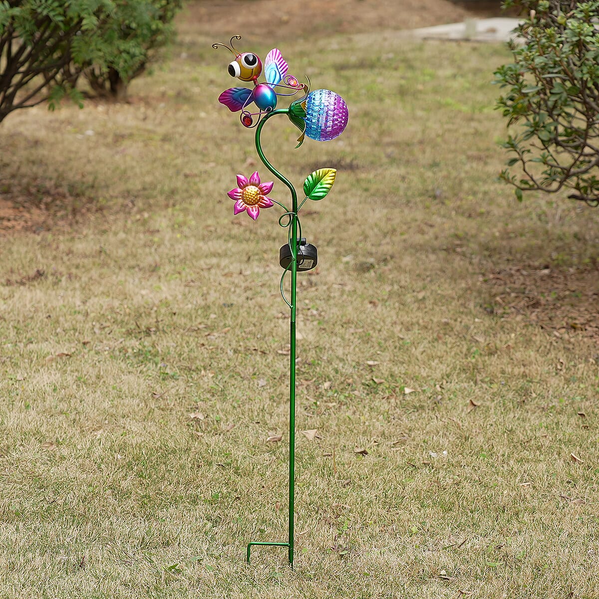 Livmore Animal Stake Solar Light in Purple image number 2