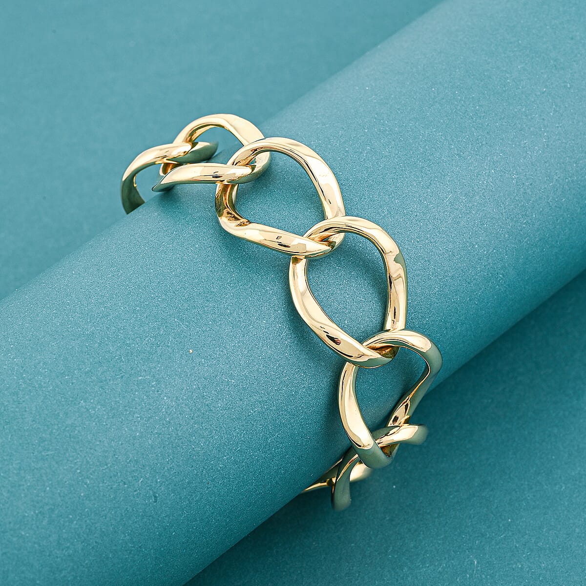 10K Yellow Gold Link Bracelet (8.00 In) 11.05 Grams image number 1