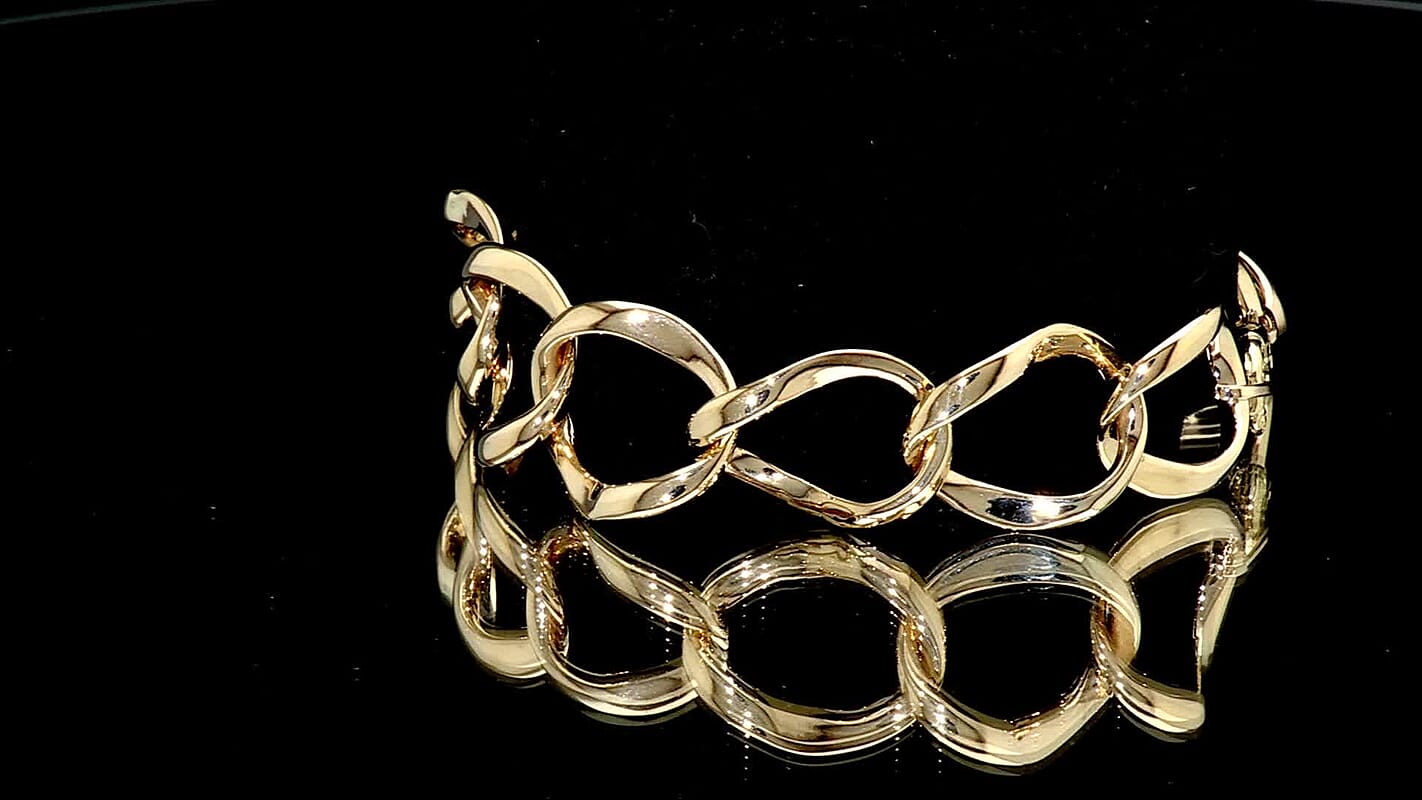 10K Yellow Gold Link Bracelet (8.00 In) 11.05 Grams
