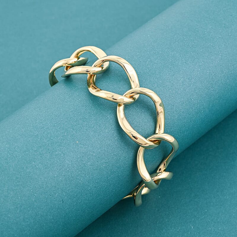 10K Yellow Gold Link Bracelet (8.00 In) 11.05 Grams