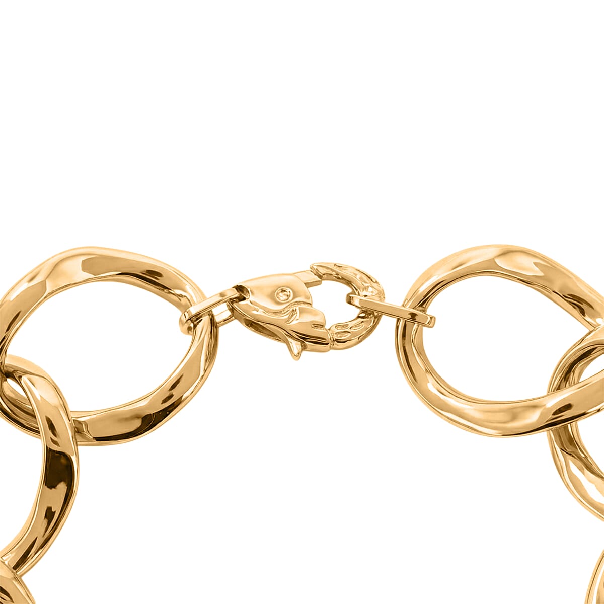 10K Yellow Gold Link Bracelet (8.00 In) 11.05 Grams image number 4