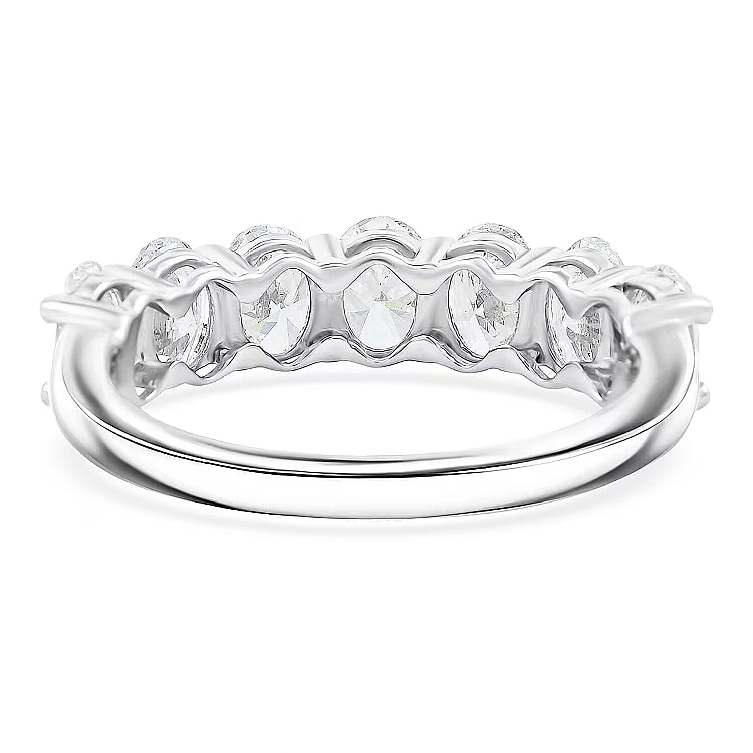 Luxuriant Lab Grown Diamond G-H VS 2.25 ctw Ring in Sterling Silver (Size 6.0)