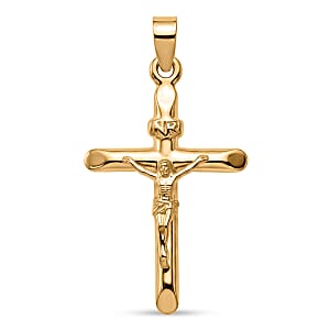 10K Yellow Gold Crucified Cross Pendant without Chain 0.50 Grams