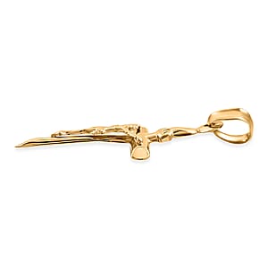 10K Yellow Gold Crucified Cross Pendant without Chain 0.50 Grams
