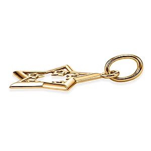 10K Yellow Gold Star Pendant without Chain 1.09 Grams