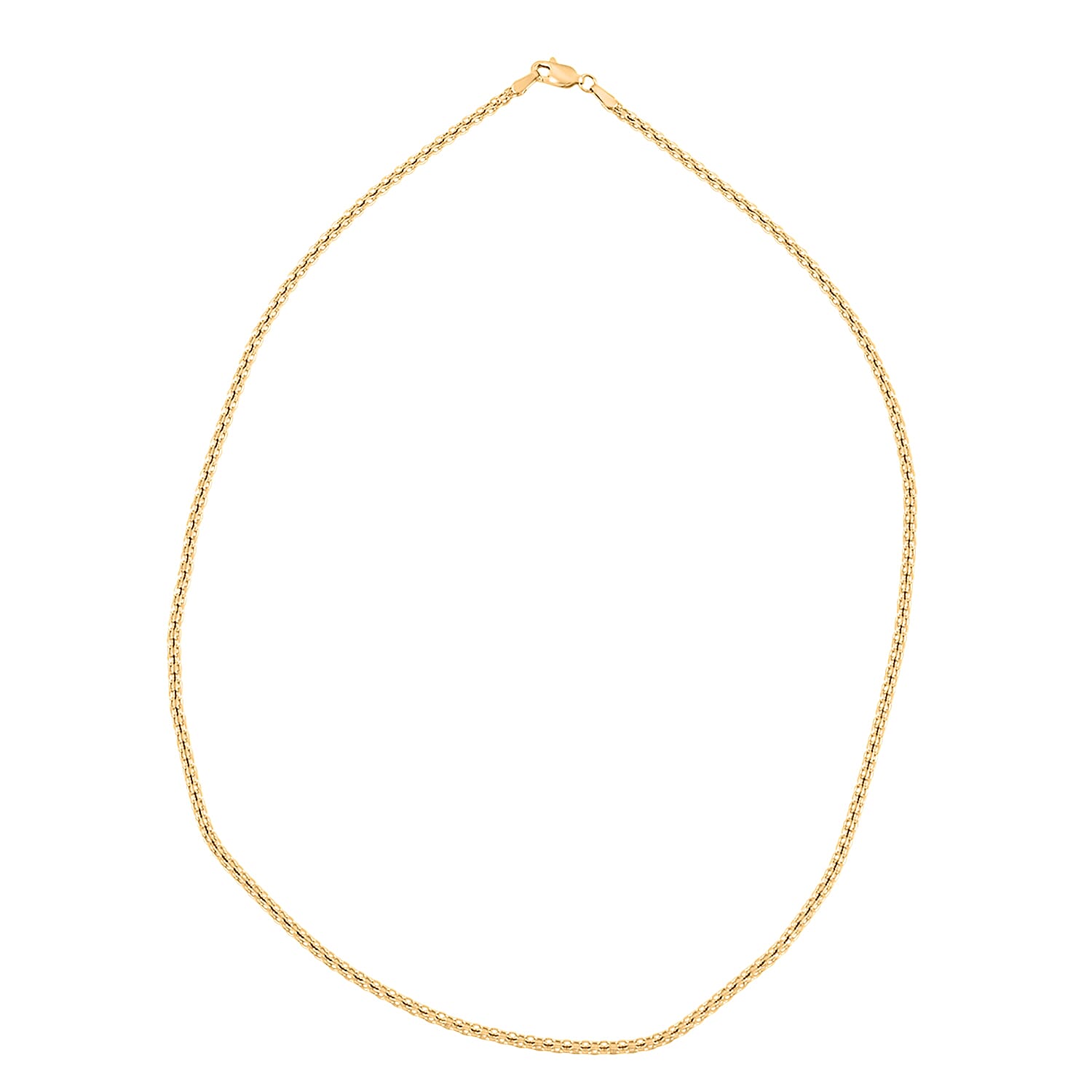 Bismark Chain Necklace in 10K Yellow Gold 5.25 Grams 20 Inches