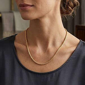 Bismark Chain Necklace in 10K Yellow Gold 5.25 Grams 20 Inches