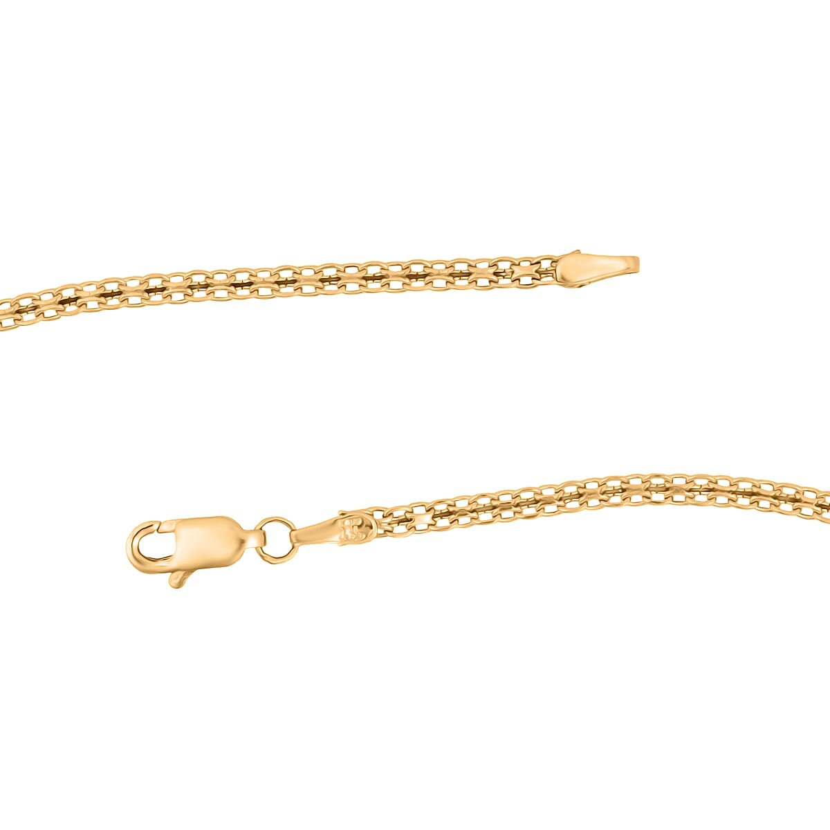 Bismark Chain Necklace in 10K Yellow Gold 5.25 Grams 20 Inches