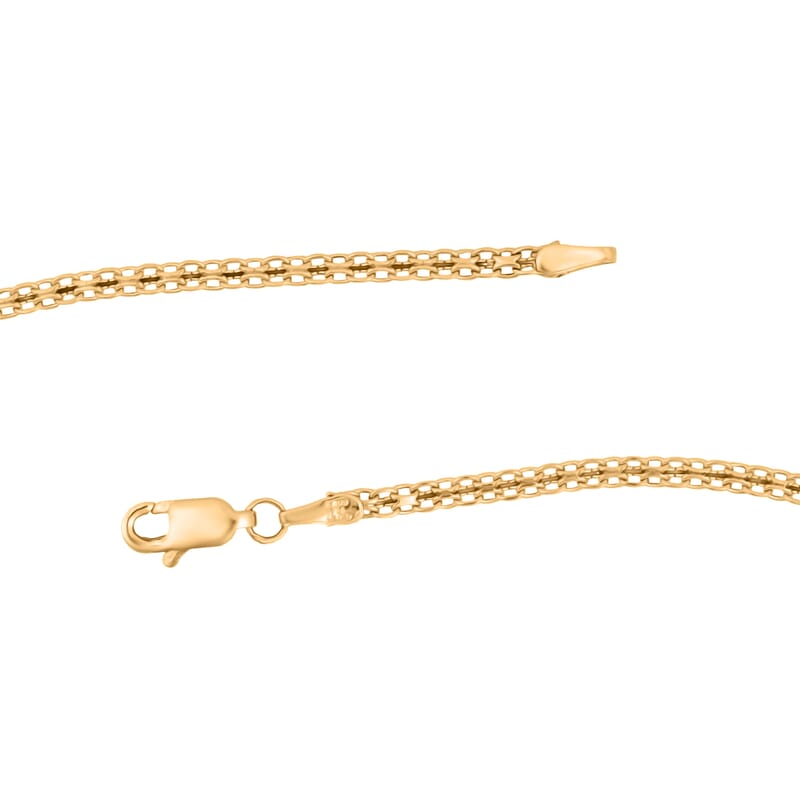 Bismark Chain Necklace in 10K Yellow Gold 5.25 Grams 20 Inches