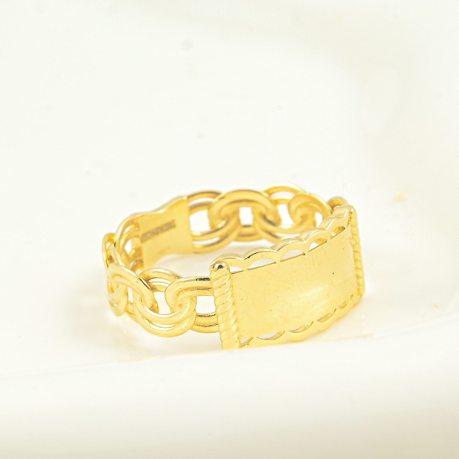 Fancy Ring in 10K Yellow Gold (Size 7.0) 1.99 Grams