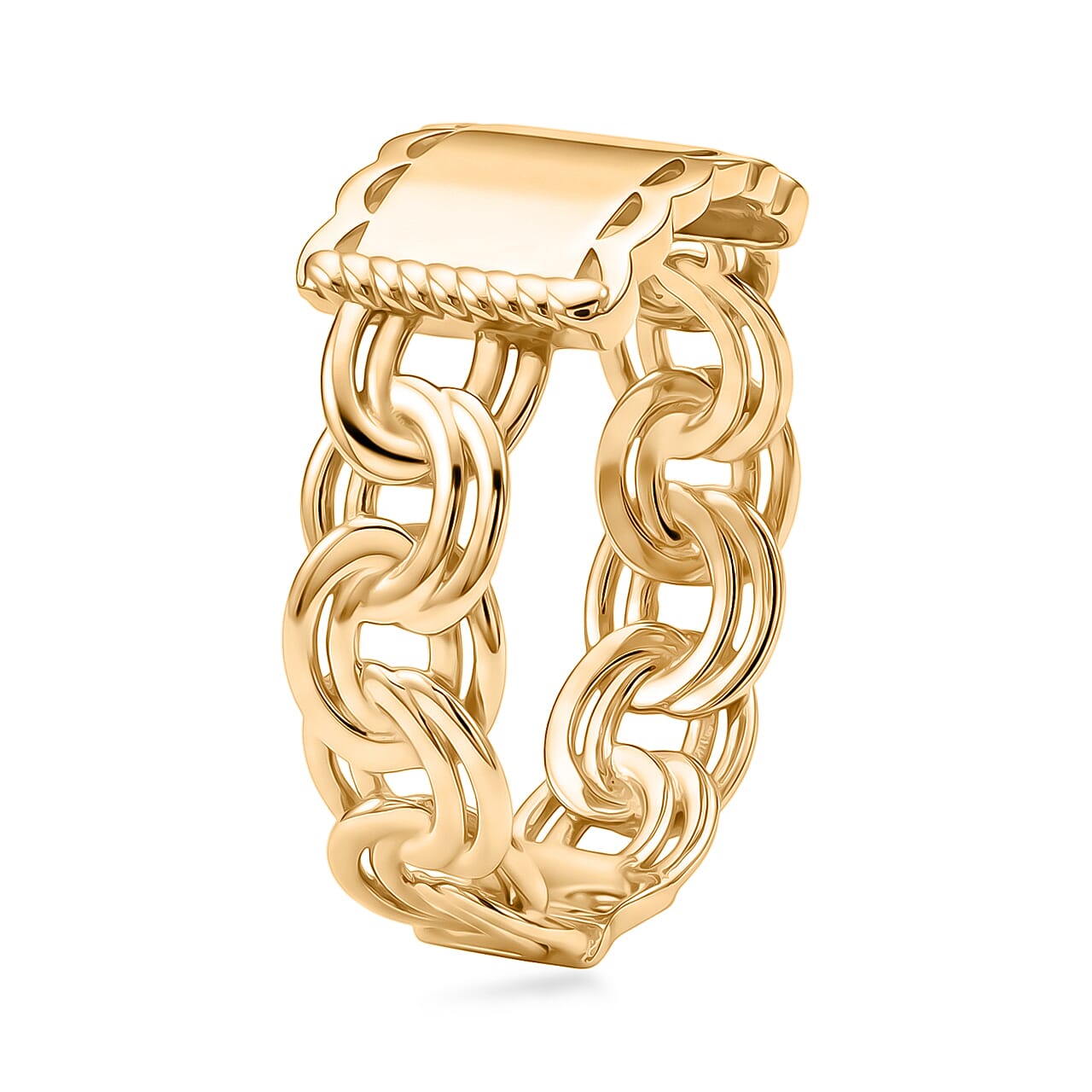 Fancy Ring in 10K Yellow Gold (Size 7.0) 1.99 Grams