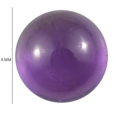 1.68 ctw Round Cut African Amethyst Loose Gemstone (8 mm)