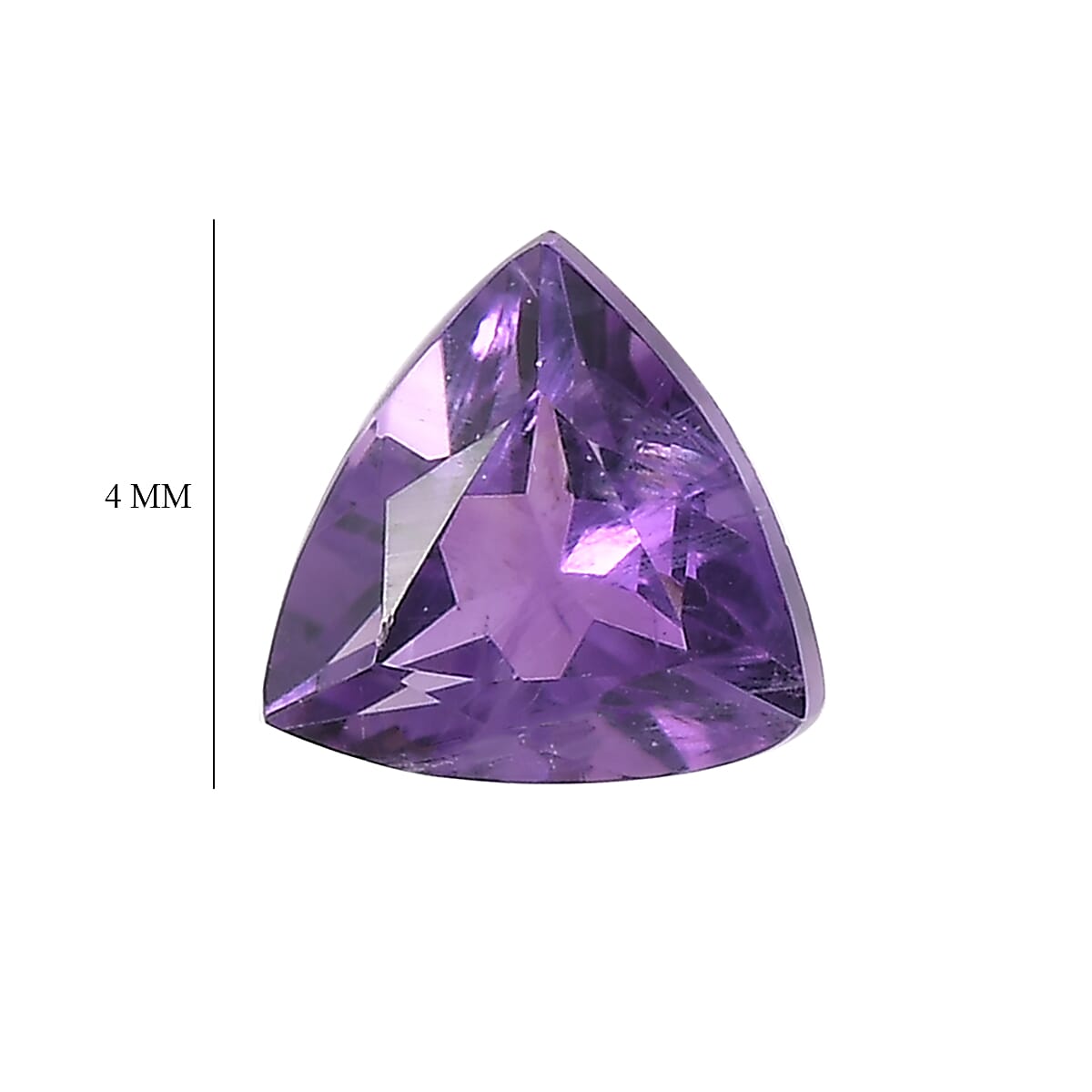 0.35 ctw Trillion Cut African Amethyst Loose Gemstone (Set Of 2) (4 mm) image number 3