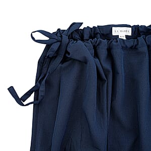 La Marey Navy Draw String Skirt - One Size Fits Most