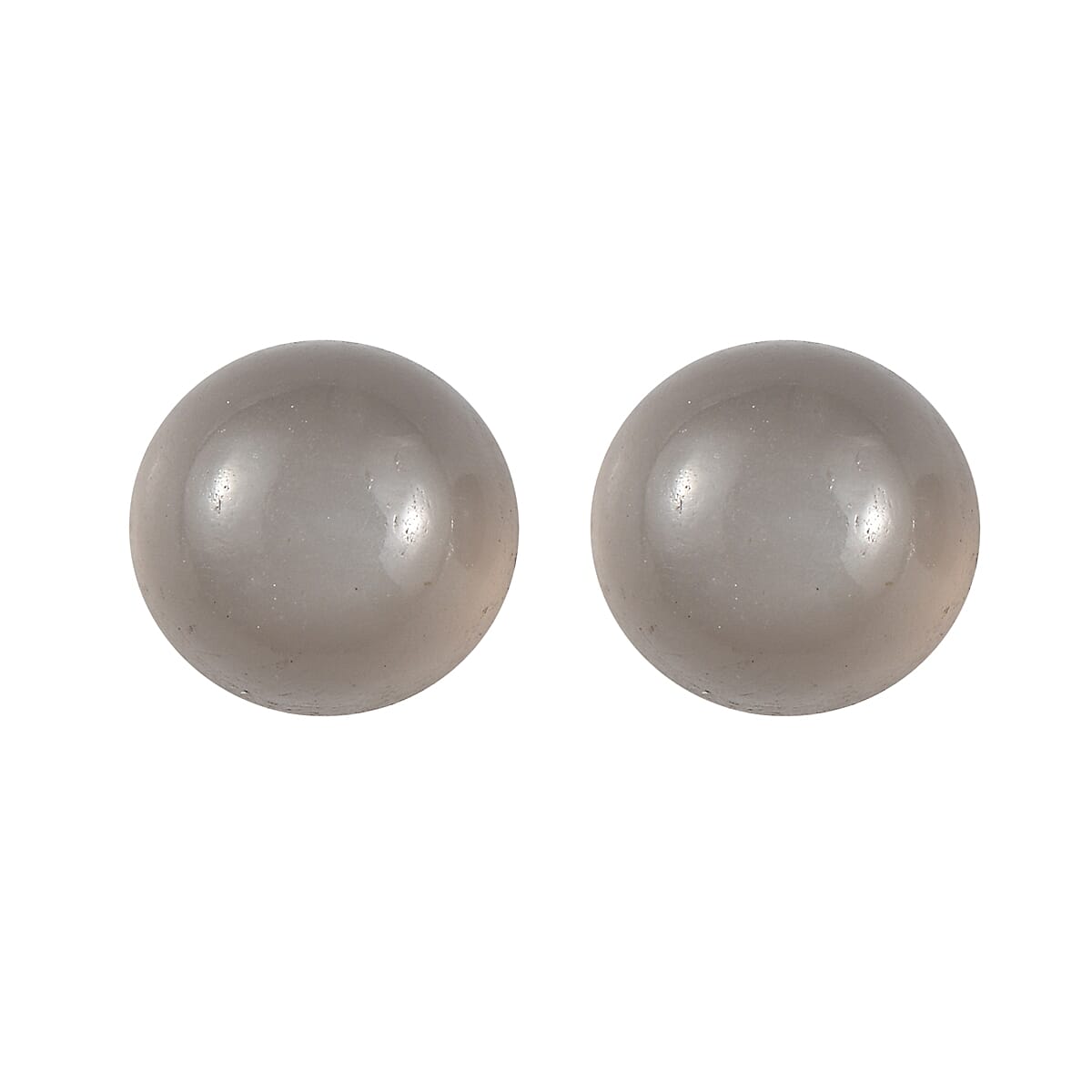 1.91 ctw Round Cut Sri Lankan Titanium Moonstone Loose Gemstone (Set Of 2) (6 mm)