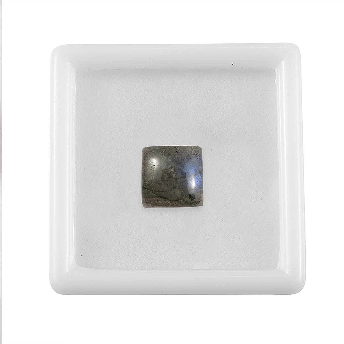 4.56 ctw Square Cut Malagasy Labradorite Loose Gemstone – AAA Grade (10 mm)