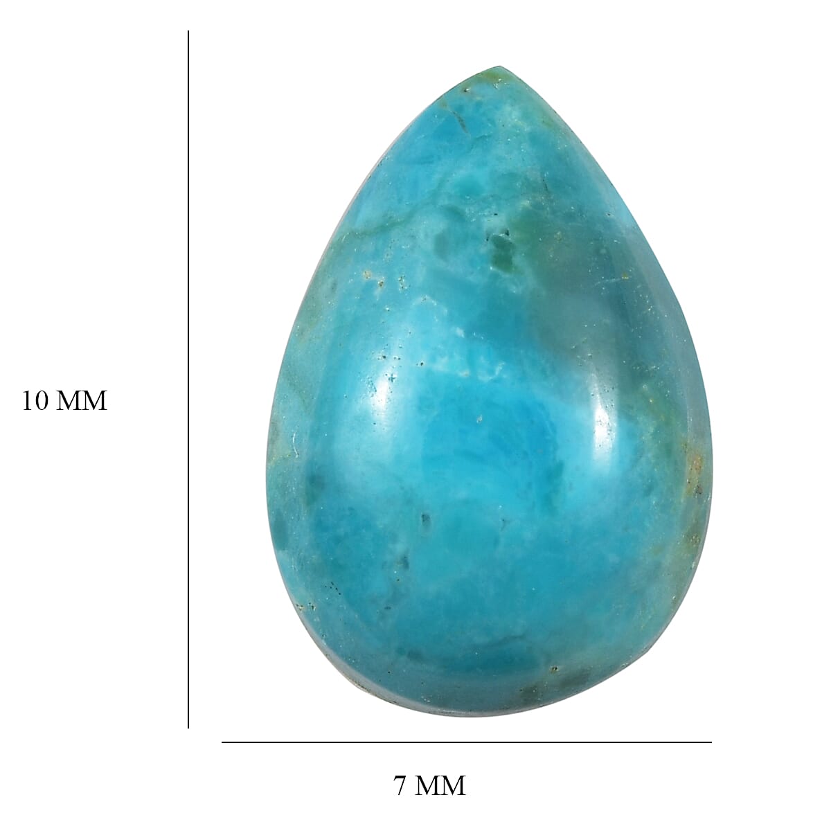 1.10 ctw Pear Cut Peruvian Opalina Loose Gemstone (10x7 mm)