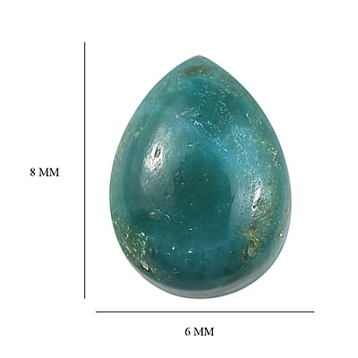 0.85 ctw Pear Cut Peruvian Opalina Loose Gemstone (8x6 mm)