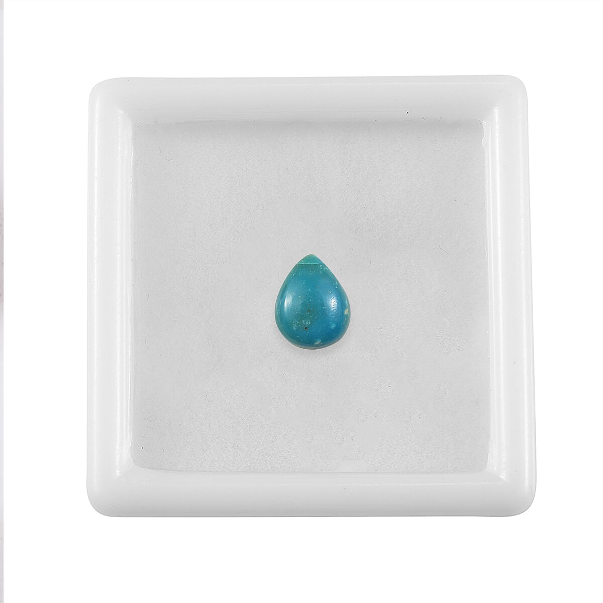 1.26 ctw Pear Cut Peruvian Opalina Loose Gemstone &ndash; AA Grade (9x7 mm) image number 2