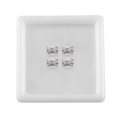 1.78 ctw Octagon Cut Brazilian Petalite Loose Gemstone (Set Of 4) (6x4 mm)