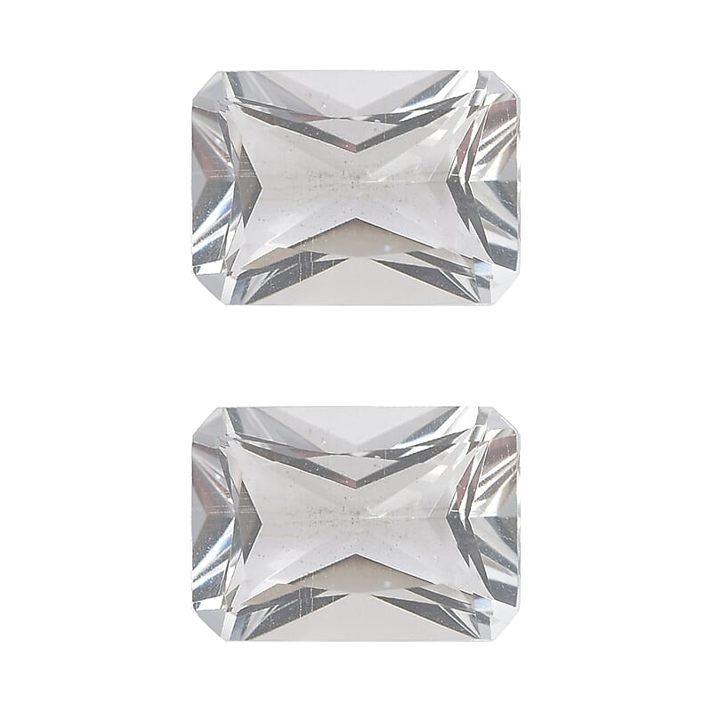 1.47 ctw Octagon Cut Brazilian Petalite Loose Gemstone (Set Of 2) (7x5 mm)