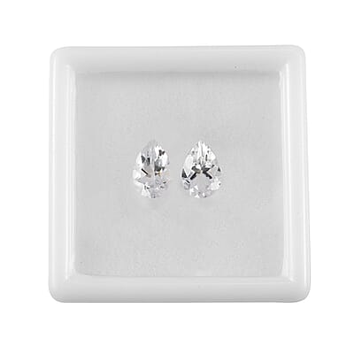 1.80 ctw Pear Cut Brazilian Petalite Loose Gemstone (Set Of 2) (9x6 mm)