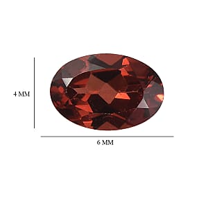 0.94 ctw Oval Cut Mozambique Garnet Loose Gemstone (Set Of 2) (6x4 mm)