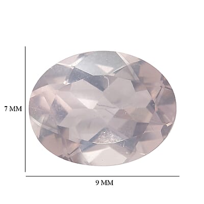 2.92 ctw Oval Cut Rose Quartz Loose Gemstone (Set Of 2) (9x7 mm)