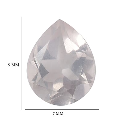 2.77 ctw Pear Cut Rose Quartz Loose Gemstone (Set Of 2) (9x7 mm)