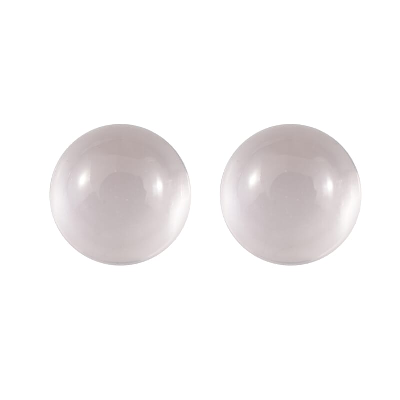 1.38 ctw Round Cut Rose Quartz Loose Gemstone (Set Of 2) (6 mm)