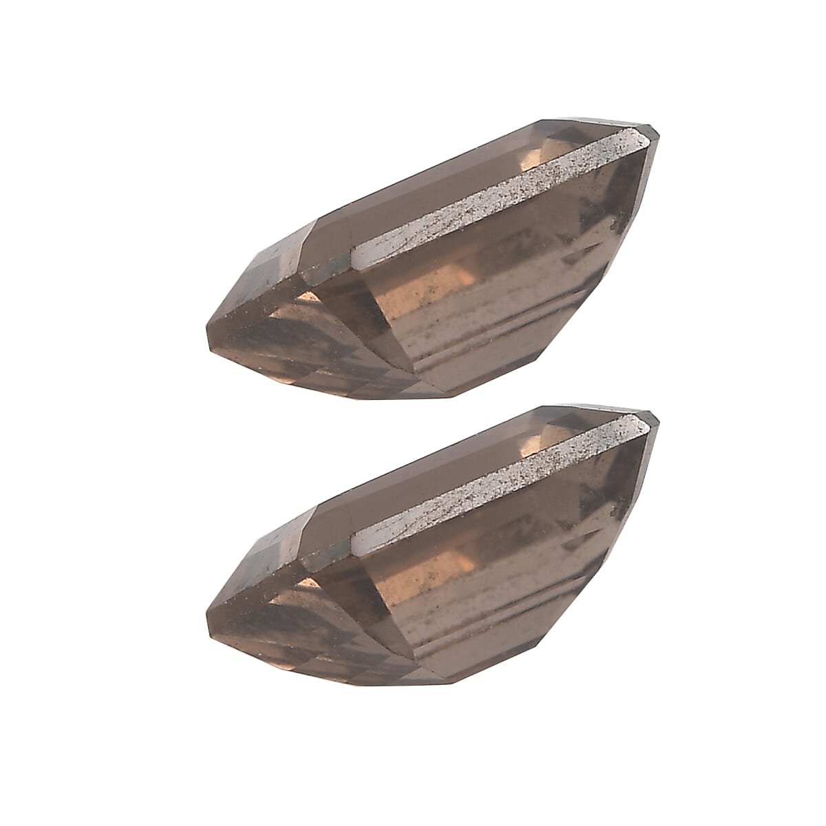 1.00 ctw Octagon Cut Smoky Quartz Loose Gemstone (Set Of 2) (7x5 mm)