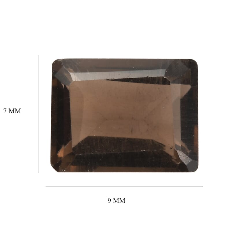1.90 ctw Octagon Cut Smoky Quartz Loose Gemstone (9x7 mm)
