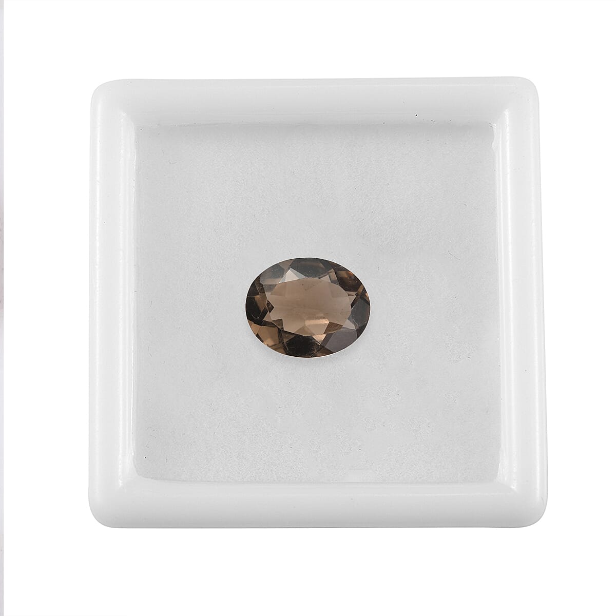 2.55 ctw Oval Cut Smoky Quartz Loose Gemstone (11x9 mm)