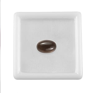 2.87 ctw Oval Cut Smoky Quartz Loose Gemstone &ndash; AA Grade (12x8 mm)