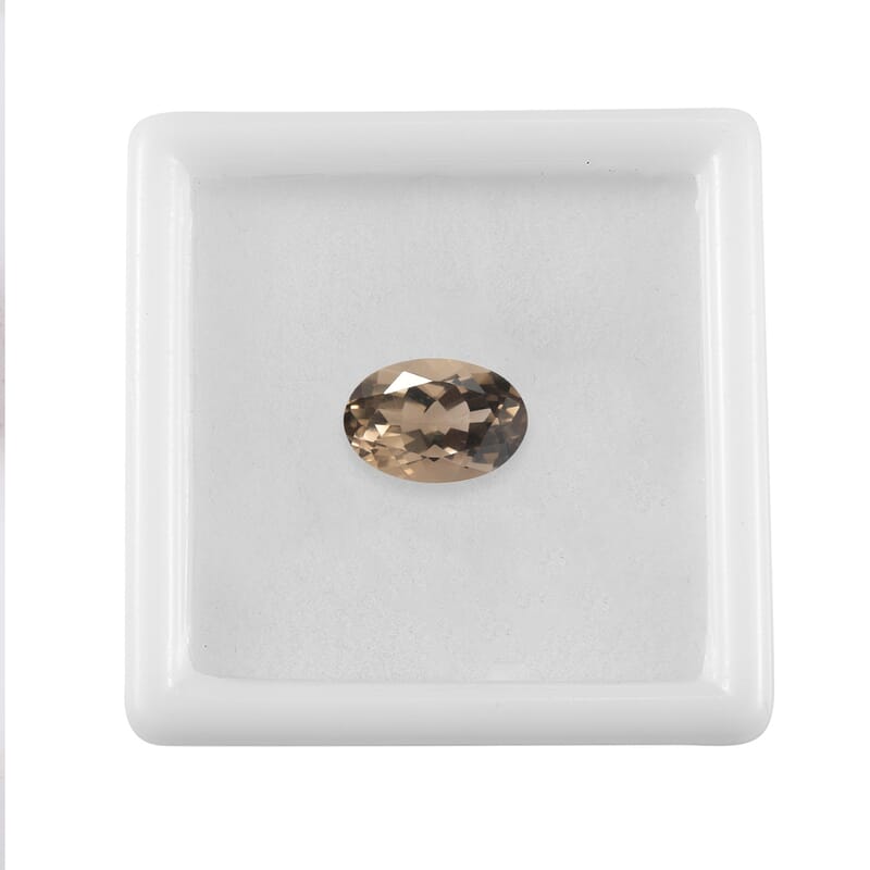 2.90 ctw Oval Cut Smoky Quartz Loose Gemstone (12x8 mm)