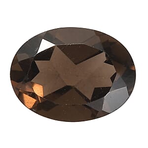 0.90 ctw Oval Cut Smoky Quartz Loose Gemstone (8x6 mm)
