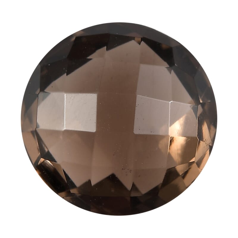 2.70 ctw Round Cut Smoky Quartz Loose Gemstone (10 mm)