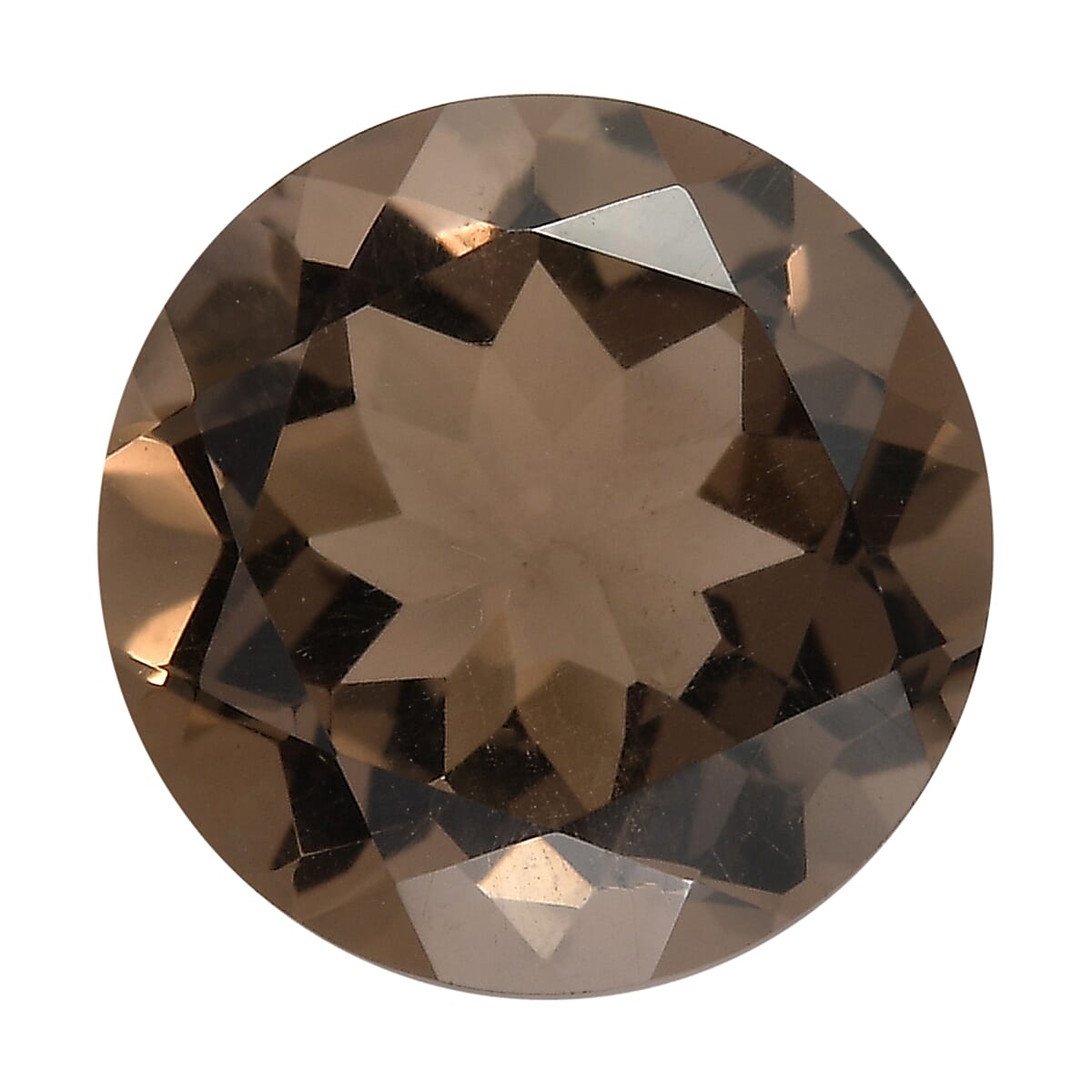 3.10 ctw Round Cut Smoky Quartz Loose Gemstone (10 mm)